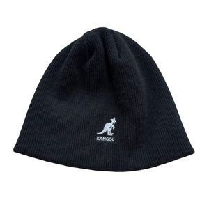 Kangol Classic Black Knit Kids Hat